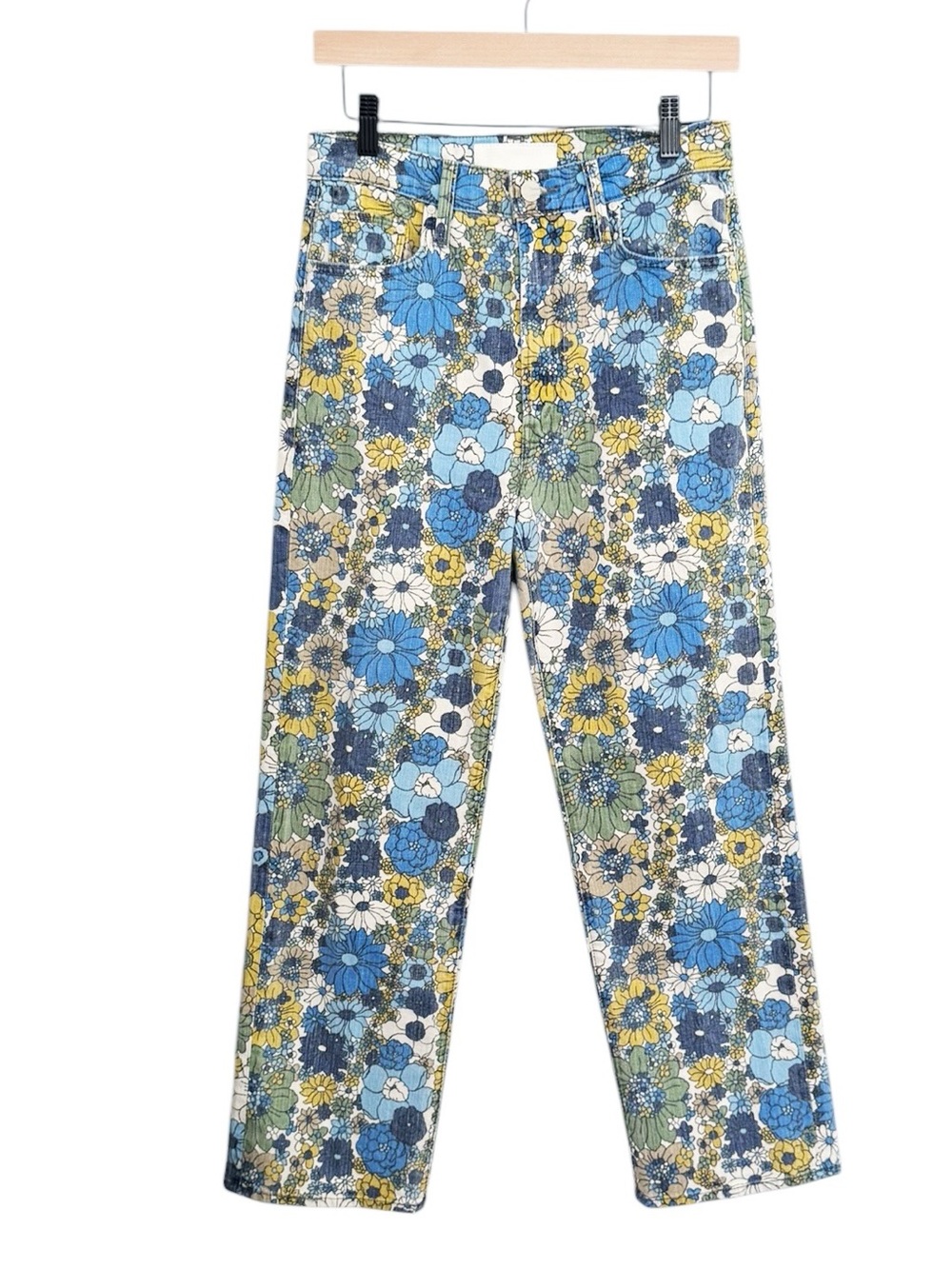 MOTHER The Rambler Zip Ankle Jeans in Dirtbike Floral | 27 - Picture 2 of 11
